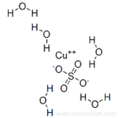 Sulfuric acidcopper(2+) salt (1:1), hydrate (1:5) CAS 7758-99-8